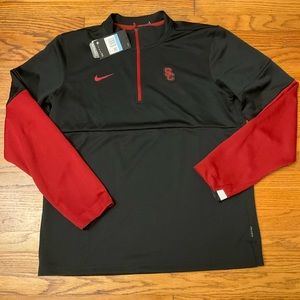 Nike USC Trojans 1/4 Zip Pullover Size Medium CQ5716-010